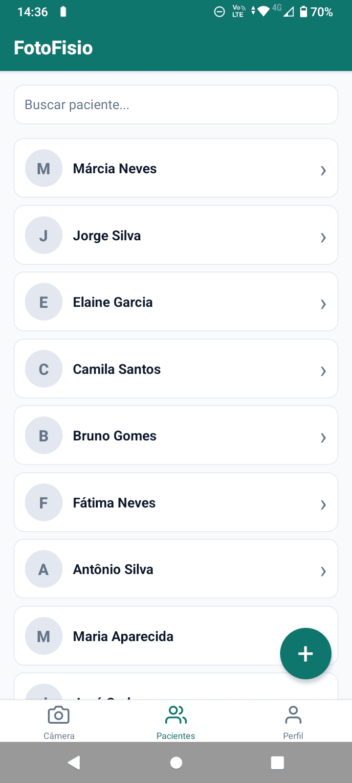 Seus pacientes organizados
